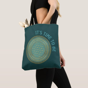 Bolso De Tela Flor de la Vida - Mandala Indígena 1