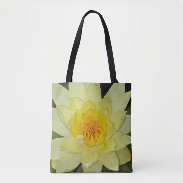 Bolso De Tela Flor de lirio amarillo (Anverso)