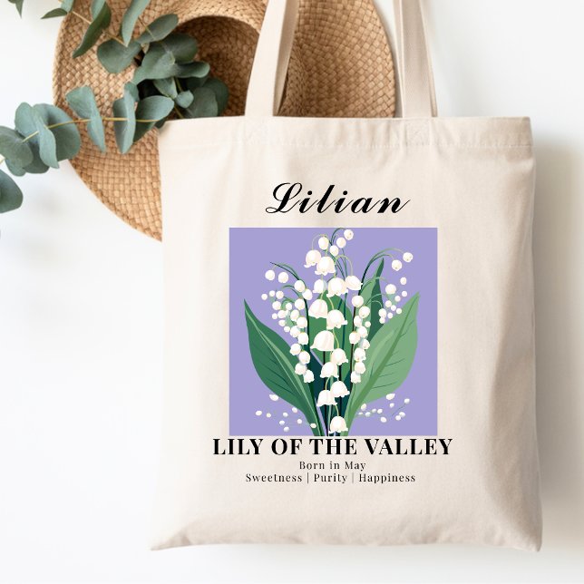 Bolso De Tela Flor de lirio de mayo Algodón del valle (Subido por el creador)