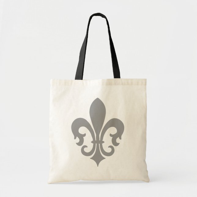 Bolso De Tela Flor de lis (Frente)