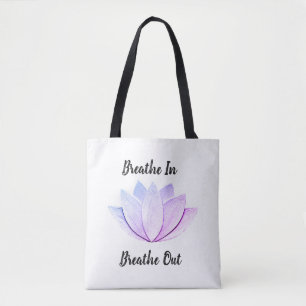 Bolso De Tela Flor de Lotus