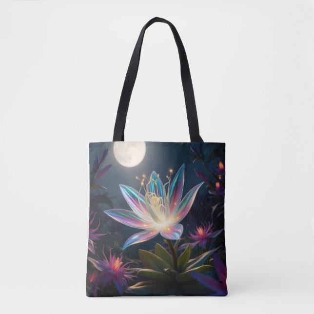 Bolso De Tela Flor de luna (Anverso)