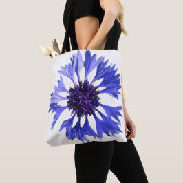 Bolso De Tela Flor de maíz azul