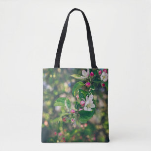 Bolso De Tela Flor de manzana