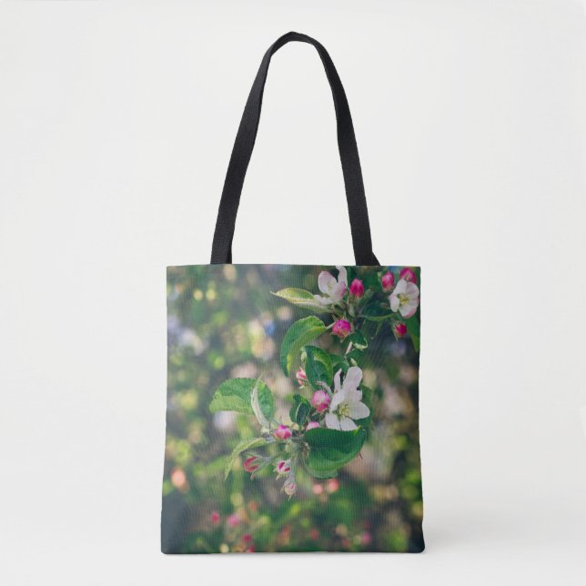 Bolso De Tela Flor de manzana (Anverso)