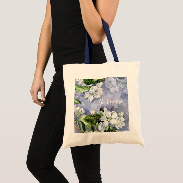 Bolso De Tela Flor de manzana (Anverso (producto))