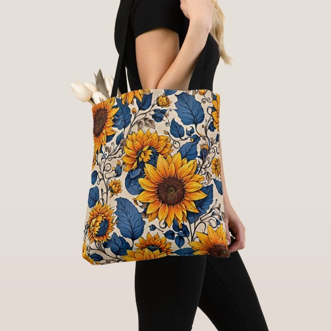Bolso De Tela Flor de Medianoche (Detalle)