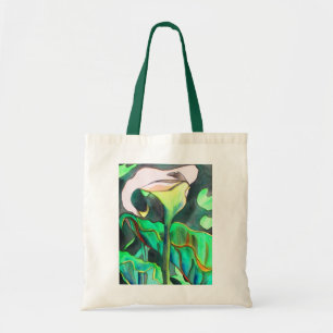 Bolso De Tela Flor de pintura acuarela de Arum Lily