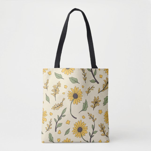 Bolso De Tela Flor de primavera (Anverso)