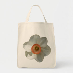 Bolso De Tela Flor de primavera rosada de Daffodil
