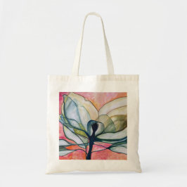 Bolso De Tela Flor de rayos X acuarela