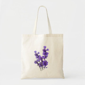 Bolso De Tela Flor de Salvia de Copa de Frutas Moradas