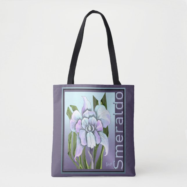 Bolso De Tela Flor de Smeraldo Tote Bag (Anverso)