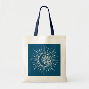 Bolso De Tela Flor de sol lunar