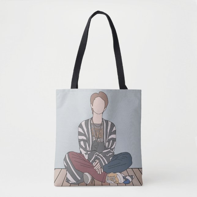Bolso De Tela Flor de SVT Fan Art Fallin (Anverso)