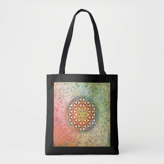 Bolso De Tela Flor de vida / Blume des Lebens - Ornamento I (Anverso)