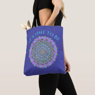 Bolso De Tela Flor De Vida - Mandala Estilo India 2