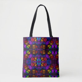 Bolso De Tela Flor Eléctrica