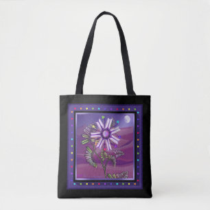 Bolso De Tela Flor en el desierto