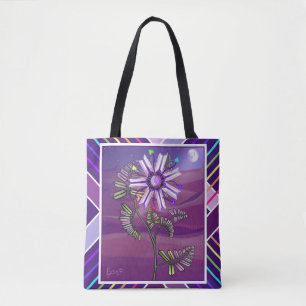 Bolso De Tela Flor en el desierto