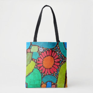 Bolso De Tela Flor en el valle, Klee