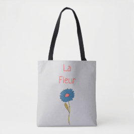 Bolso De Tela Flor floral simple La Fleur