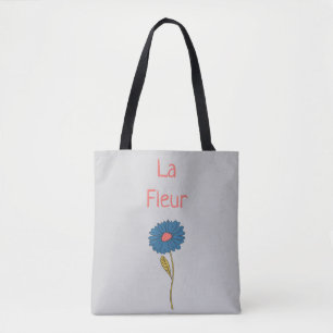 Bolso De Tela Flor floral simple La Fleur