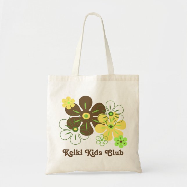 Bolso De Tela Flor Lluvia Tropical Beach Bags (Frente)