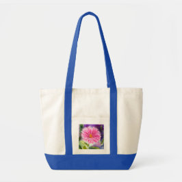 Bolso De Tela Flor morada
