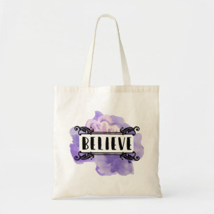 Bolso De Tela Flor morada - crea