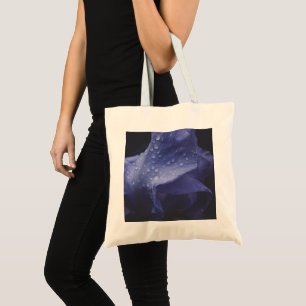 Bolso De Tela Flor morada Rosa
