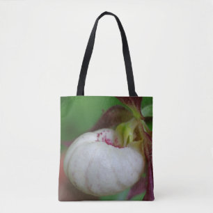Bolso De Tela Flor Orquídea de la Mujer Blanca