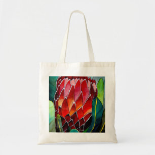 Bolso De Tela Flor protectora acuarela pintura original