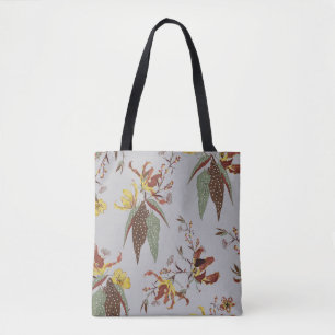 Bolso De Tela Flor retro silvestre de ánimo vintage, plantas bot