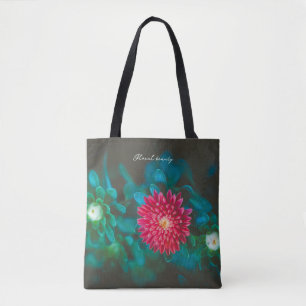 Bolso De Tela Flor roja