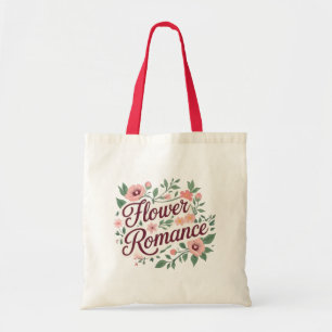 Bolso De Tela Flor Romance Floral Tote Bag