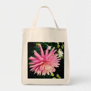 Bolso De Tela Flor rosa