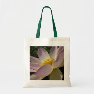 Bolso De Tela Flor rosa Lotus III flor de verano