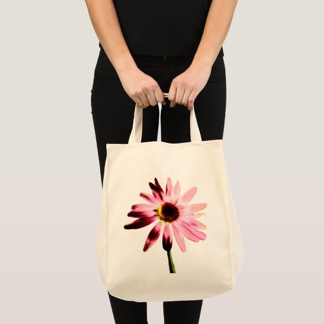 Bolso De Tela Flor rosa quemada (Anverso (producto))