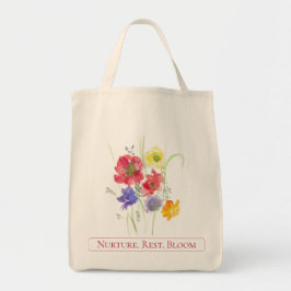 Bolso De Tela Flor silvestre