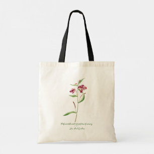 Bolso De Tela Flor silvestre bohemia simple Red Willowweed Rever