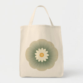 Bolso De Tela Flor simple