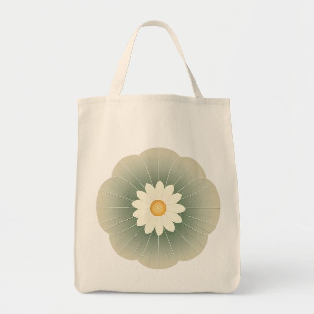 Bolso De Tela Flor simple (Frente)