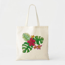 Bolso De Tela Flor tropical