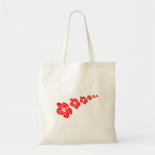 Bolso De Tela Flor Tropical Hibiscus