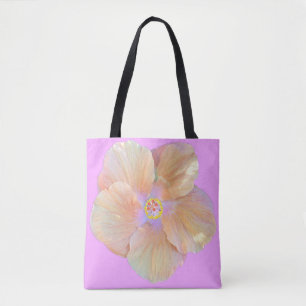Bolso De Tela Flor tropical hibiscus