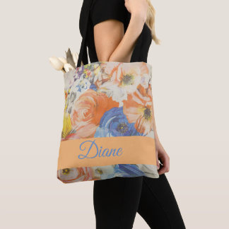 Bolso De Tela Flora