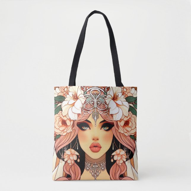 Bolso De Tela Flora (Anverso)