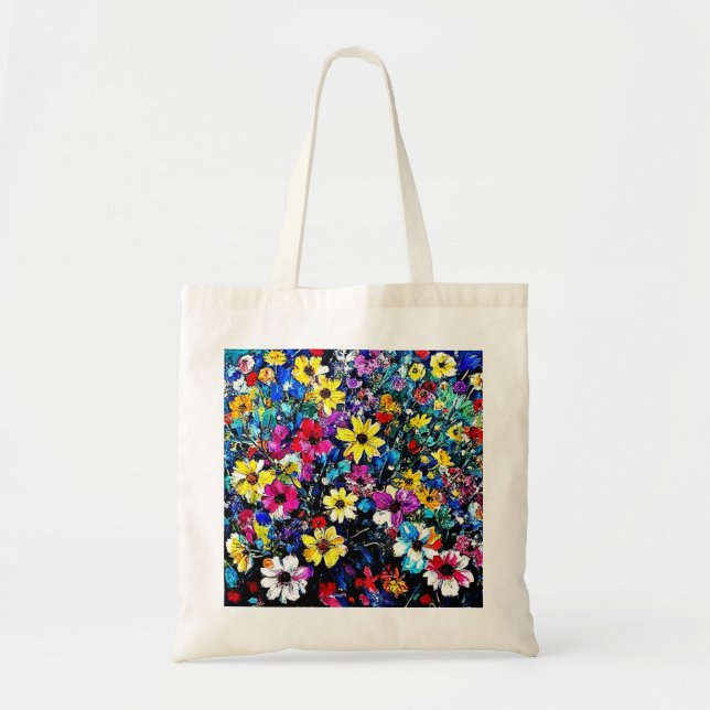 Bolso De Tela Flora 3 (Frente)