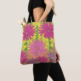 Bolso De Tela Flora de primavera-sol